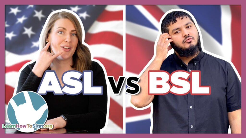 How to Sign Similarities Between ASL And in BSL