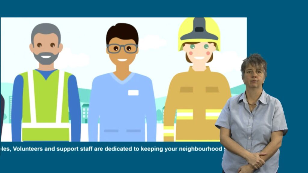 Undercover Agent in British Sign Language (BSL) - Deafened Organization
