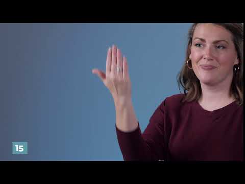 How to sign 15 in ASL