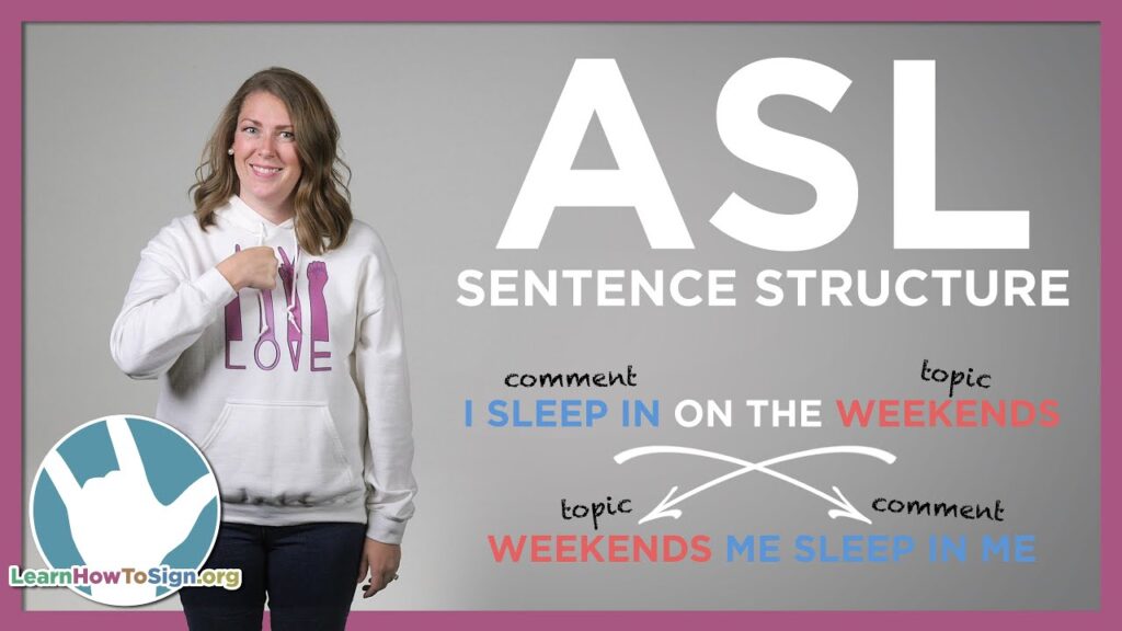 How to sign Sign Language Sentences in ASL