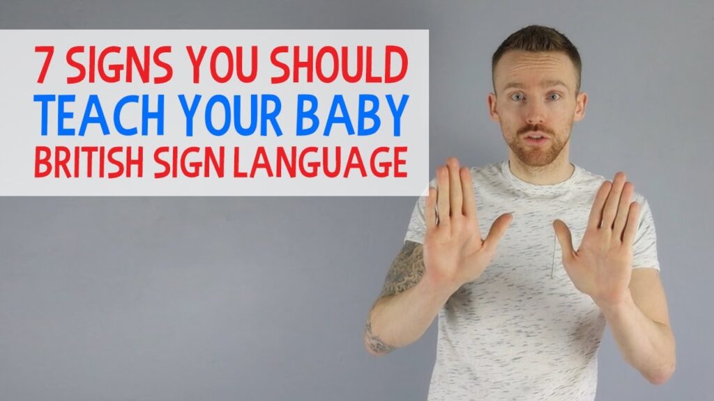 How to sign Baby In Bsl in ASL
