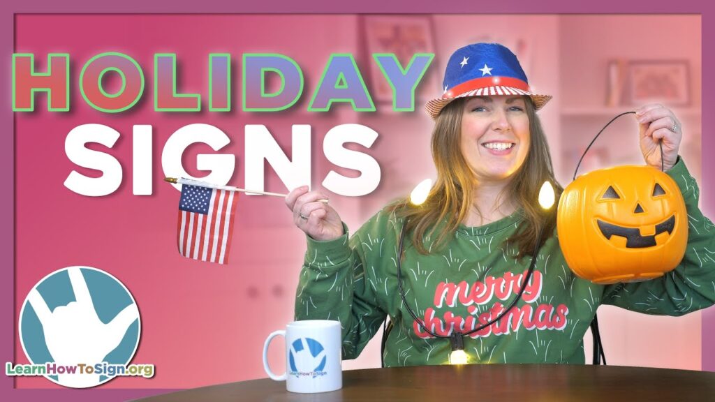 How to sign Holiday in ASL