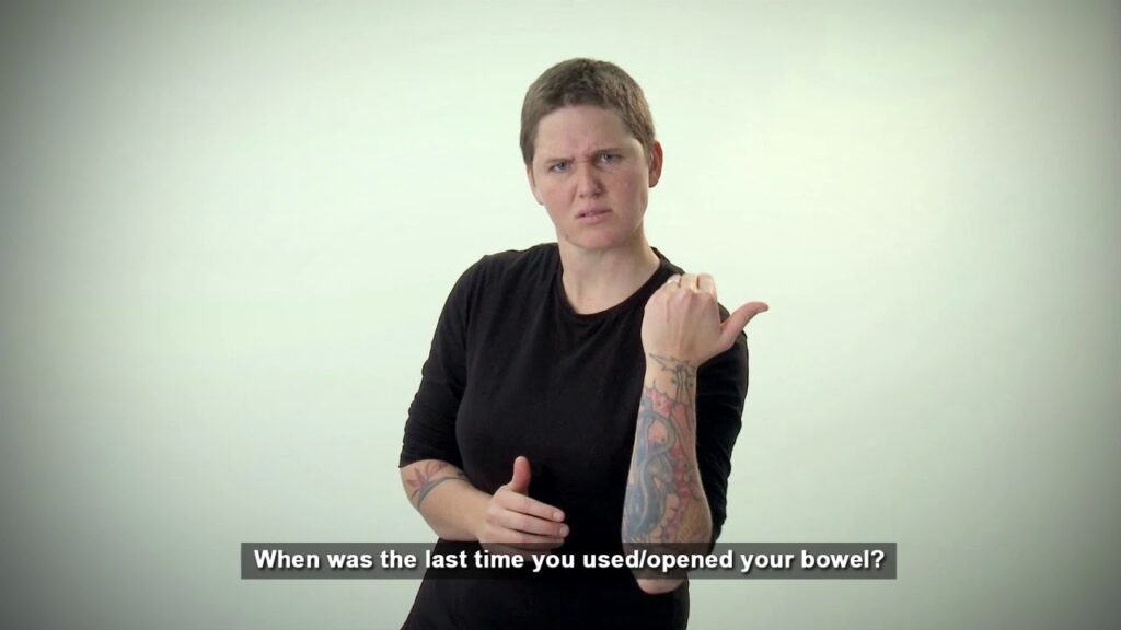 How to Sign Diarrhoea in NZSL