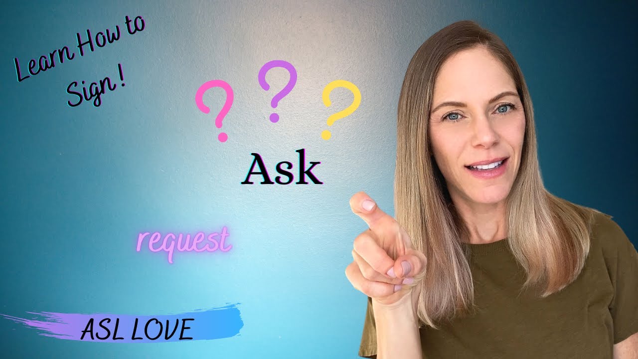Ask For Help in Sign Language (ASL) - Deafened Organization