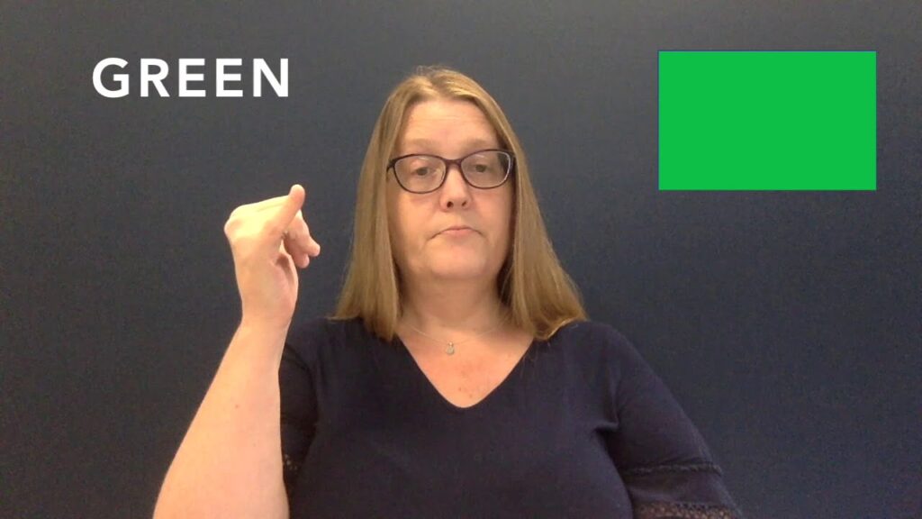 How to Sign Dark Hair in Auslan