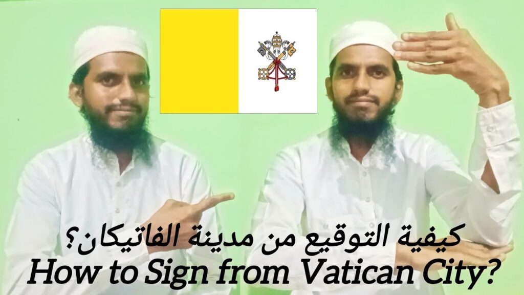 How to Sign Vatican City in BSL
