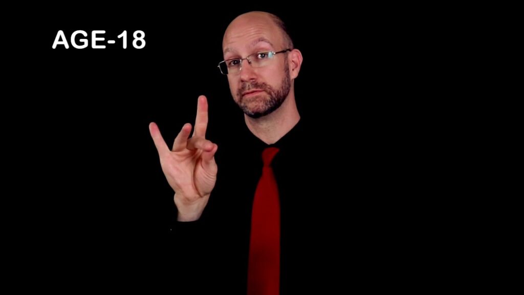 How to sign Age in ASL