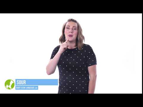 How to sign Sour in ASL