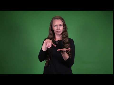 How to sign Cake in ASL