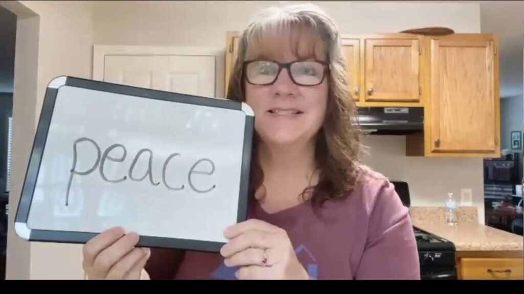Peace in Sign Language (ASL) - Deafened Organization
