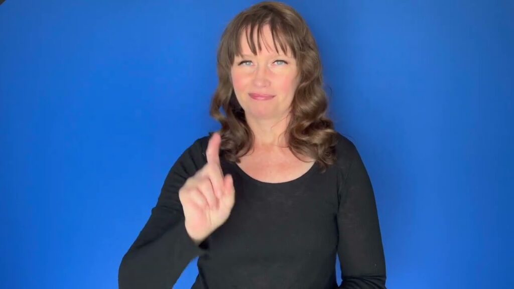How to sign Click in ASL