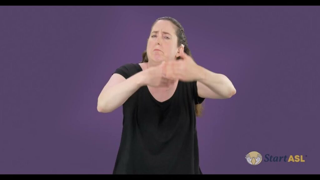 How to sign Process in ASL