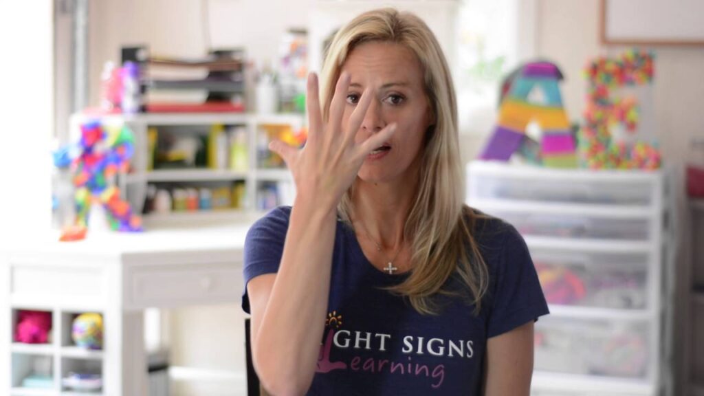 How to sign Sleep in ASL