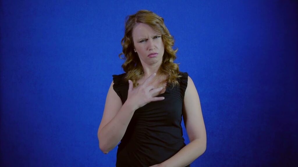 How to sign Concerned in ASL