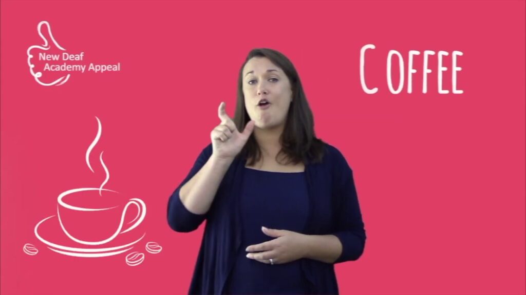 How to Sign Caffe Latte in Auslan