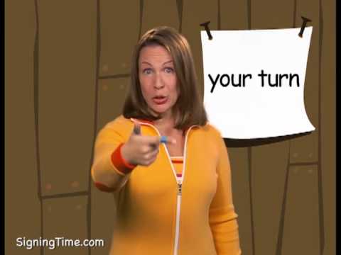 How to sign Turn in ASL
