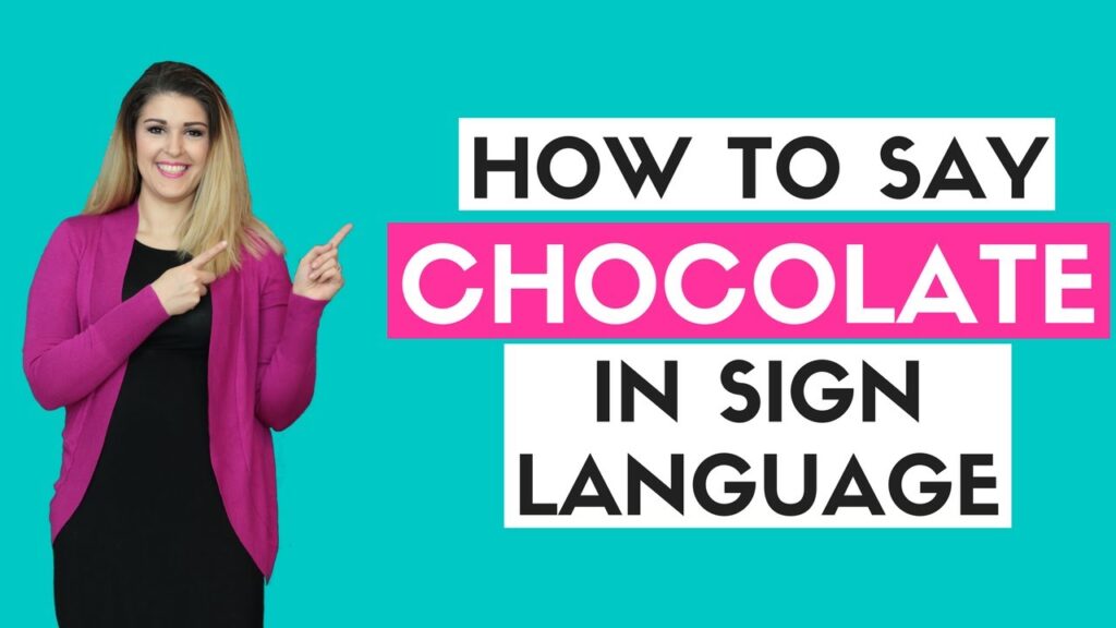 How to sign Chocolate in ASL