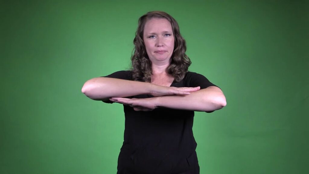 How to sign Table in ASL