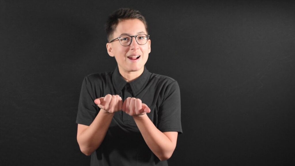How to Sign Saliva in Auslan