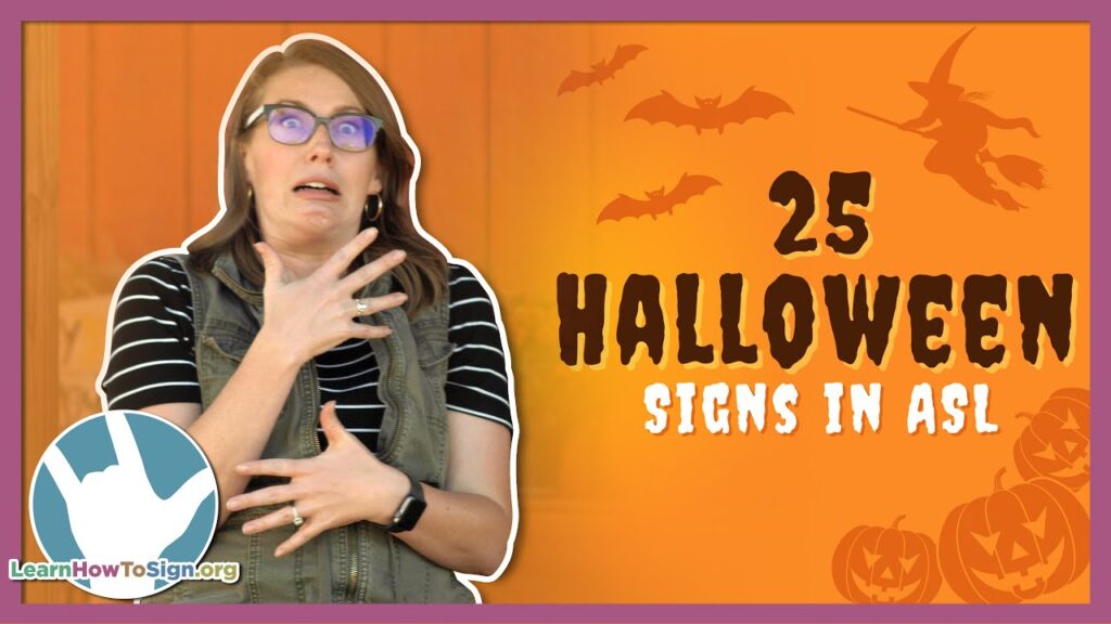 How to sign Happy Halloween in ASL