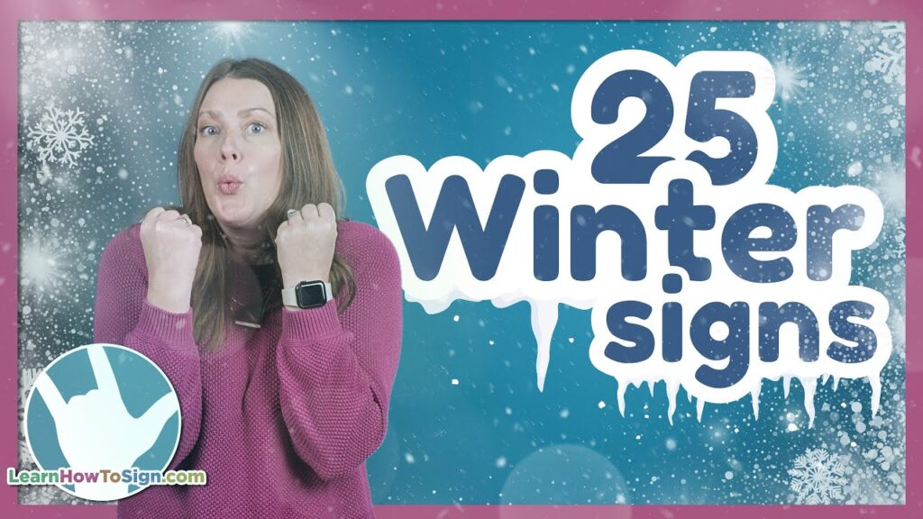 How to sign Winter in ASL