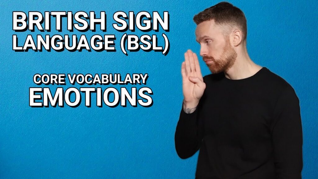 How to Sign Feelings in BSL