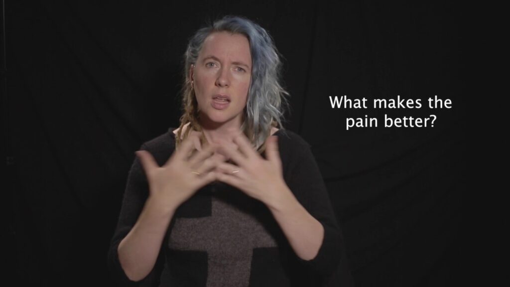 How to Sign Painful in Auslan