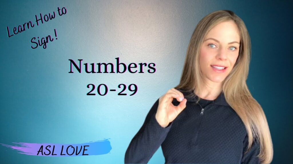 How to sign 20 in ASL