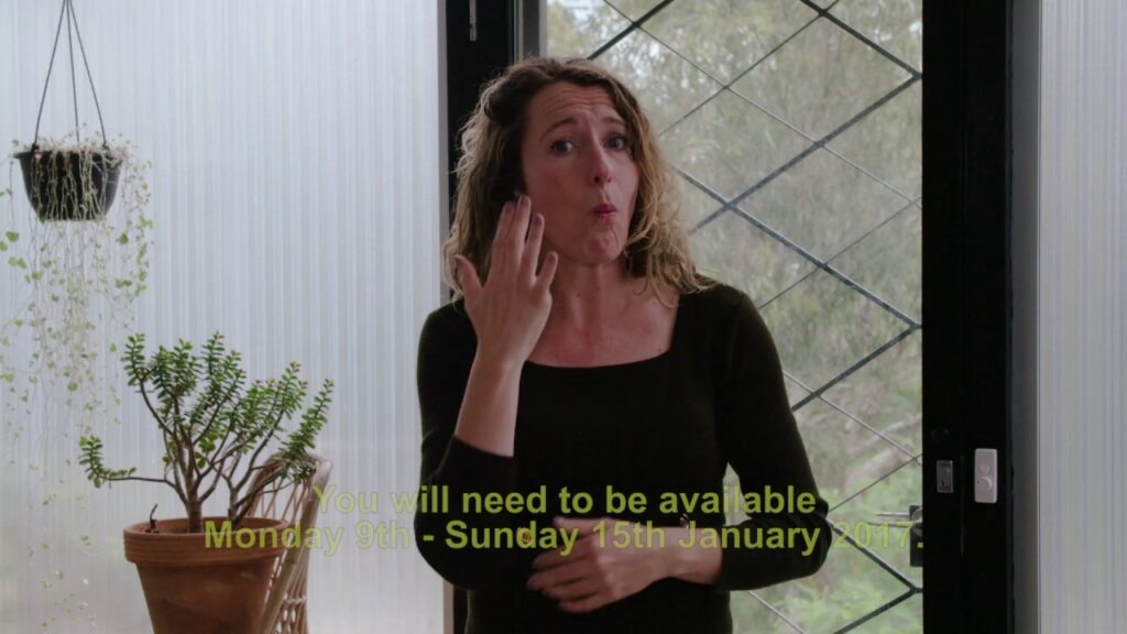 How to Sign Background Person in Auslan