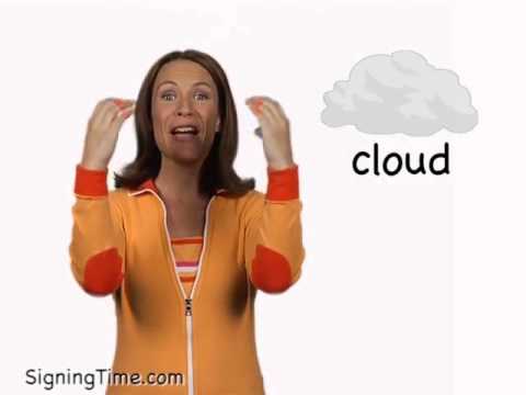 How to sign Cloud in ASL