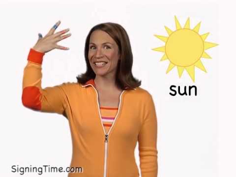 How to sign Sun in ASL