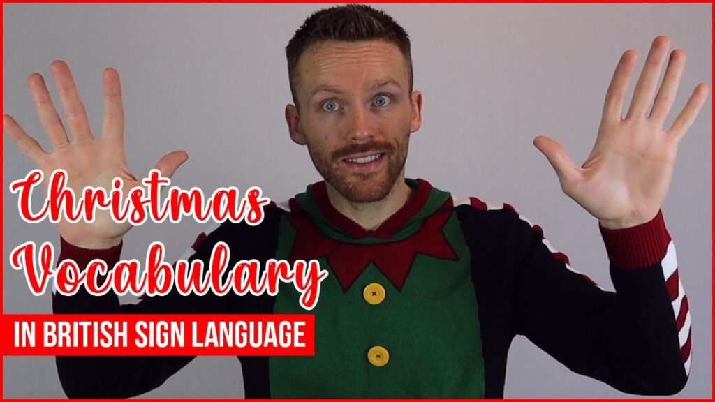 How to Sign Christmas British in BSL