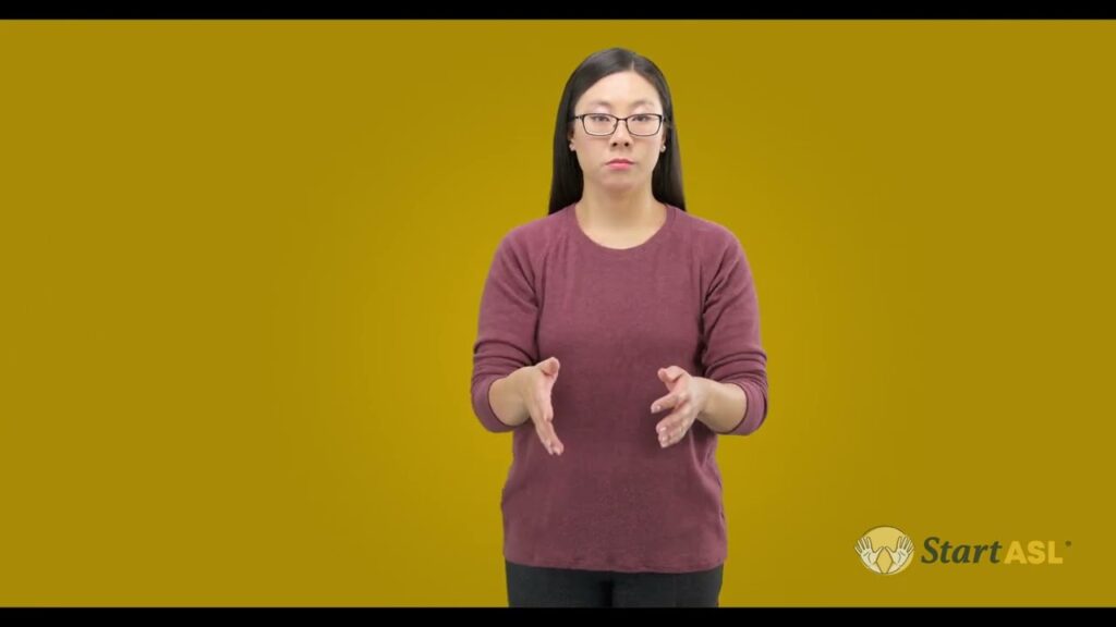 How to sign Person in ASL