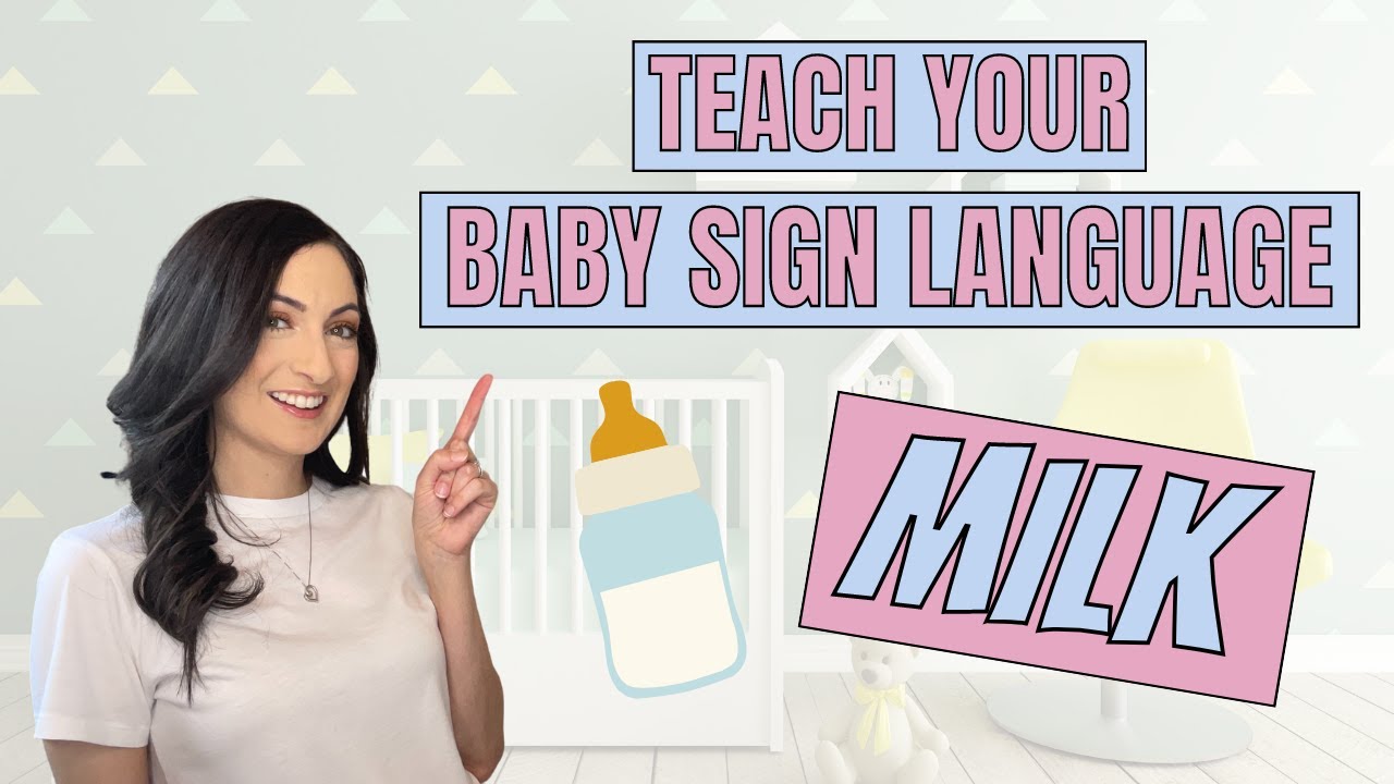 Milk Sign Language Baby en langue des signes (ASL) - Deafened Organization