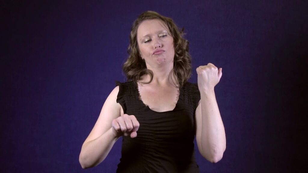 Stretch in Sign Language (ASL) - Deafened Organization