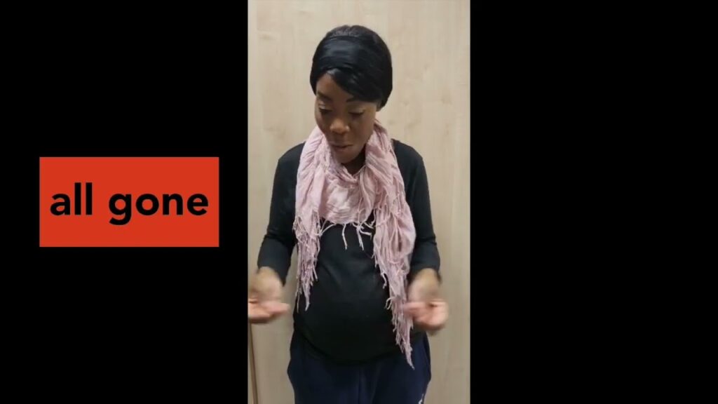 Absent, Disappear in New Zealand Sign Language (NZSL) - Deafened ...