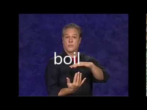 How to sign Boil in ASL