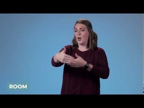 How to sign Room in ASL