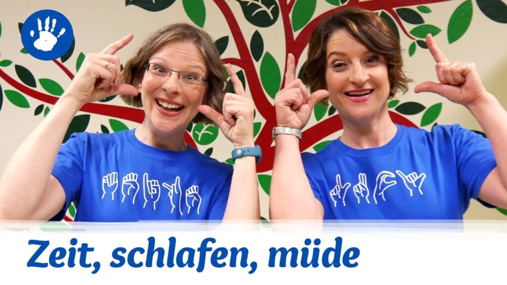 How to sign Schlafen Gebärdensprache in ASL