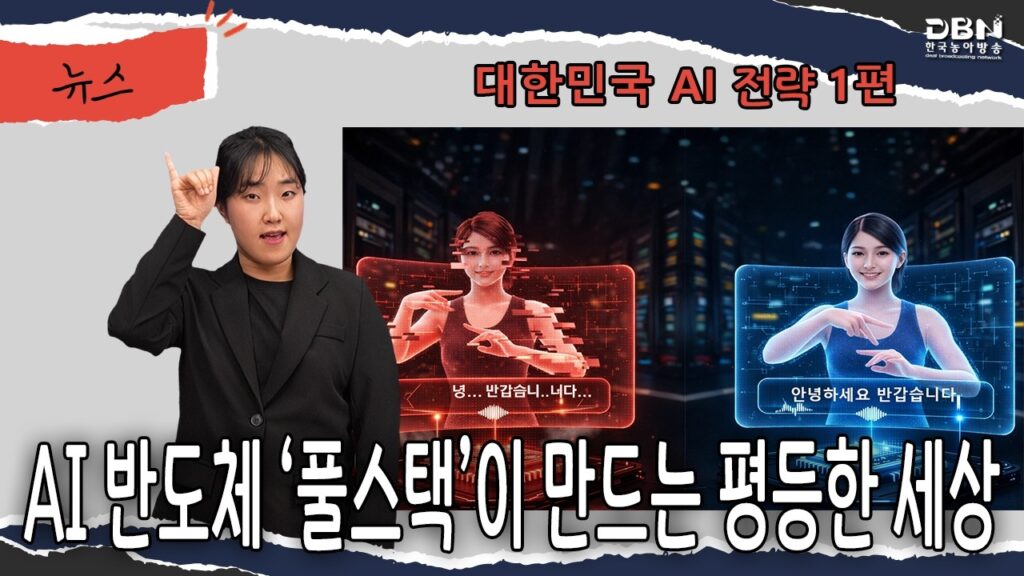「반도체」의 한국수어 표현