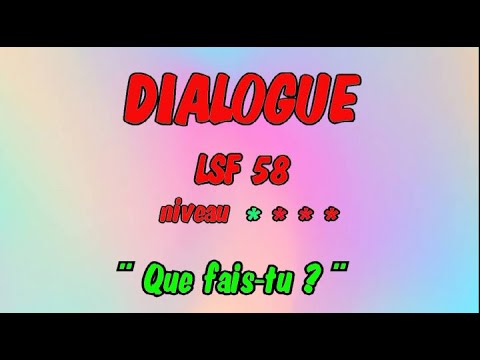 How to sign Que In Lsf in ASL