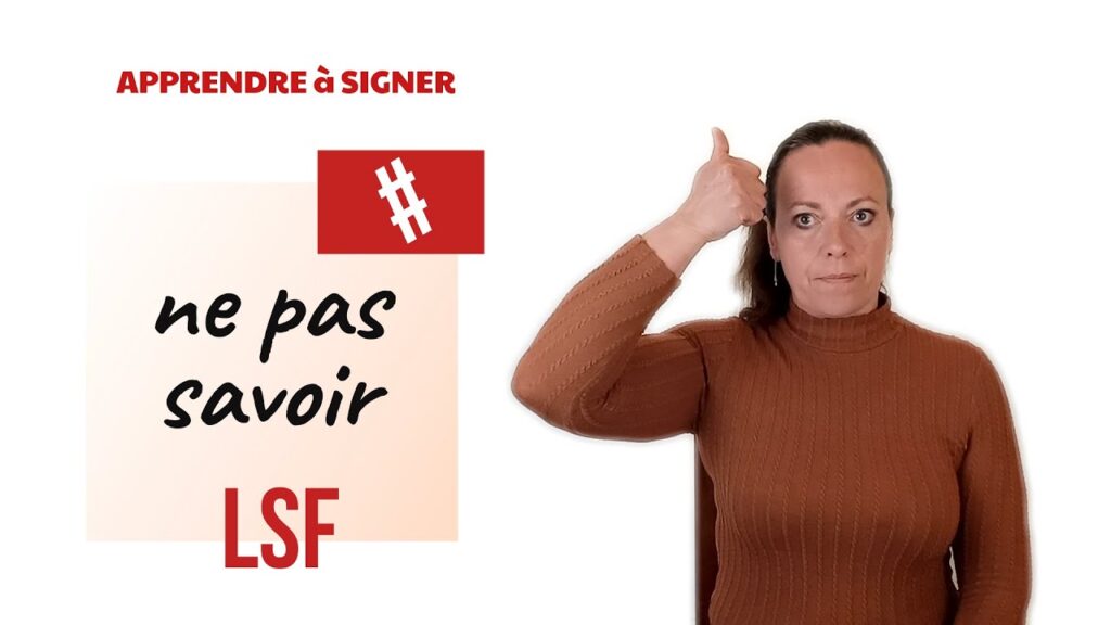 How to sign Ne Pas Comprendre In Lsf in ASL
