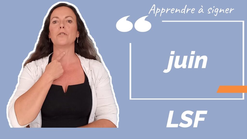 How to sign Juin In Lsf in ASL