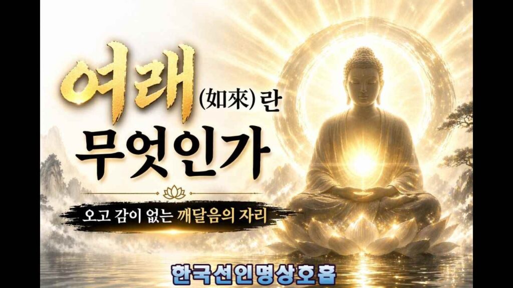 「여래 [如來]」의 한국수어 표현