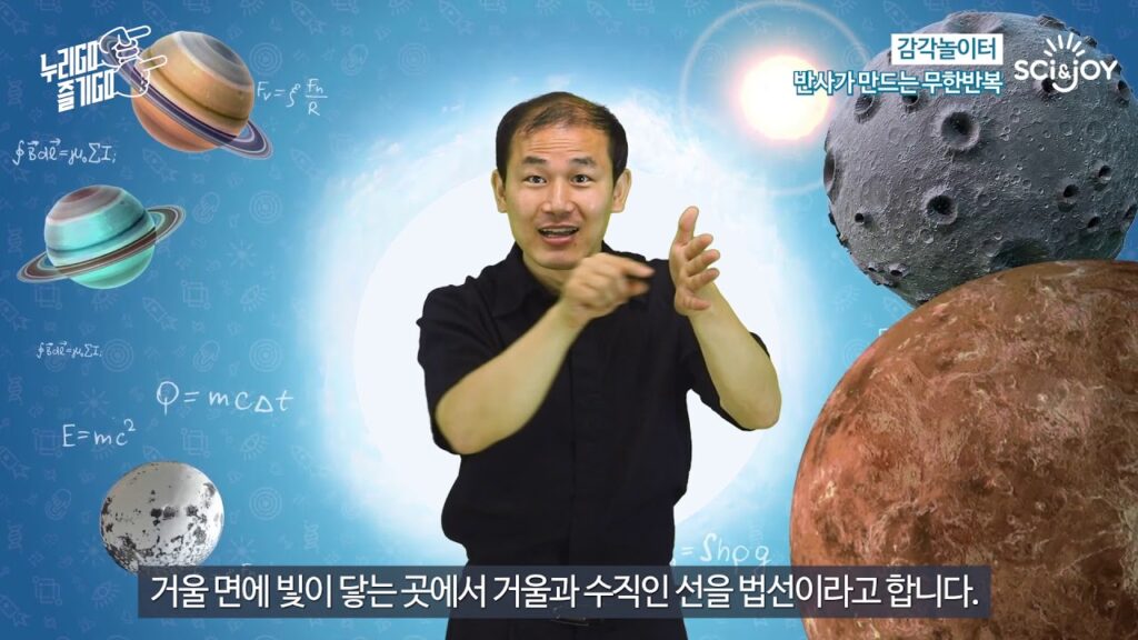「반사 [反射]」의 한국수어 표현