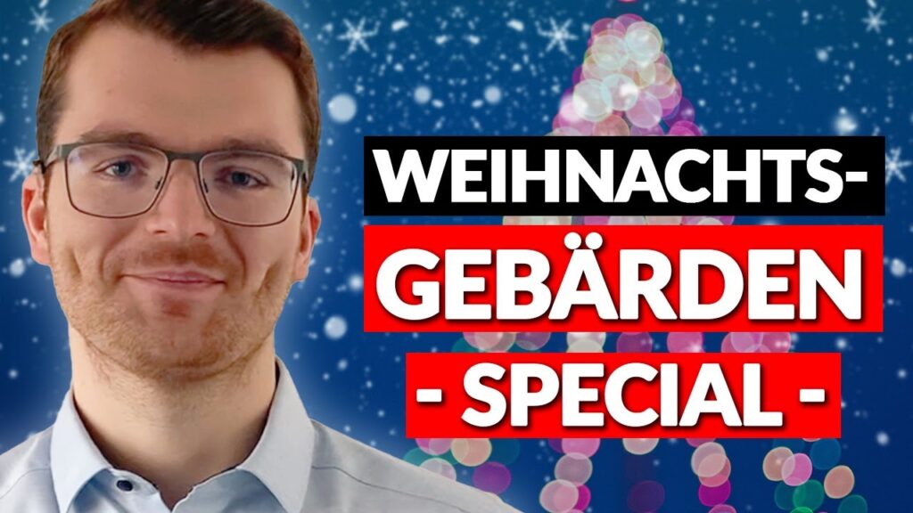 How to sign Merry Christmas Gebärdensprache in ASL