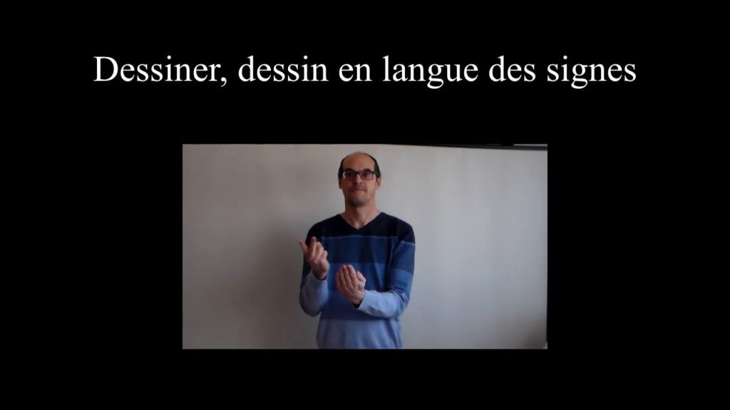 How to sign Dessiner In Lsf in ASL