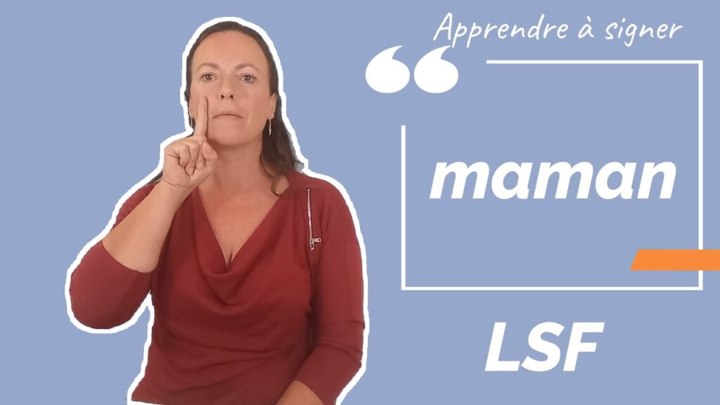 How to sign Signe Maman Lsf in ASL