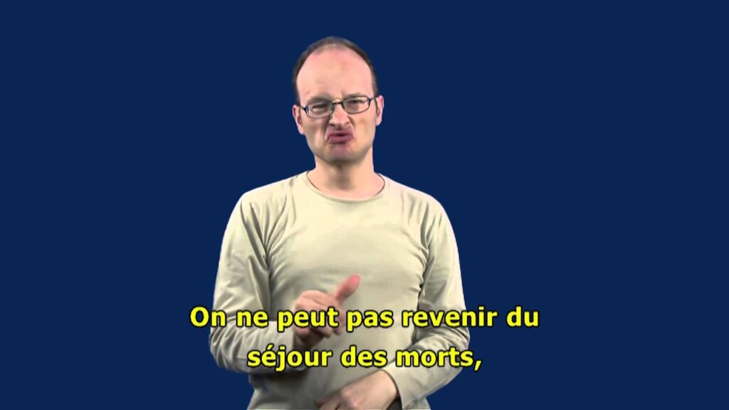 How to sign Mort Langue Des Signes in ASL
