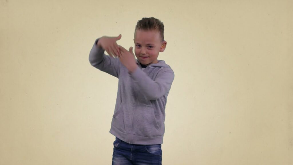 How to sign Hausarbeit Thema Gebärdensprache in ASL